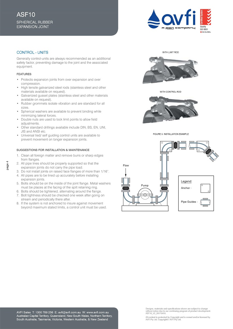 【分享】澳大利亞AVFI-ASF10橡膠接頭標準 【分享】澳大利亞AVFI-ASF10橡膠接頭標準